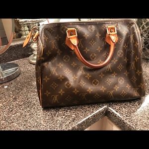 Louis Vuitton Speedy 30 bag with dust bag